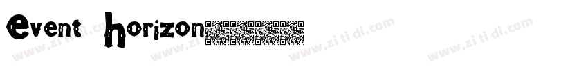 Event Horizon字体转换